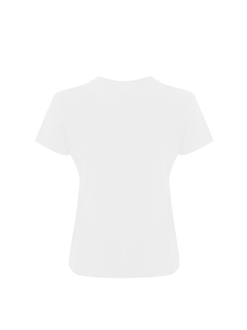 T-shirt con logo in cotone bianco PINKO | 103349 A23WZ05